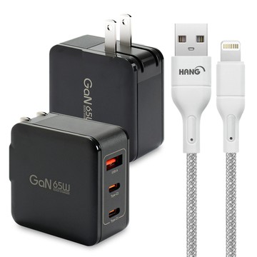 CITY BOSS +高密編織線USB-iphone/ipad/Lightning-25cm