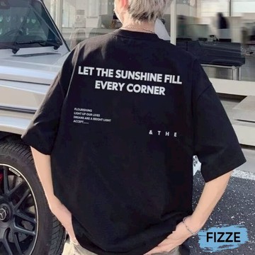 『現貨‧隔日到貨』高品質‧純棉短袖上衣 T恤  純棉T恤 短袖t恤 男生T恤 情侶百搭款 ATC666【FIZZE】