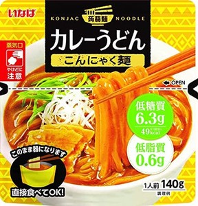 いなば 国産 カレーうどんこんにゃく麺140G×6個