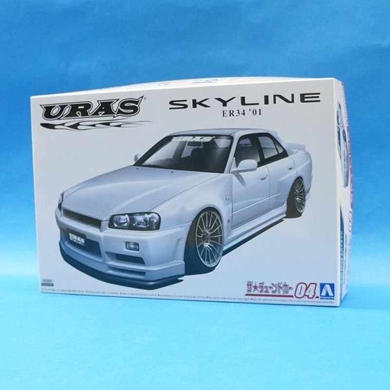 ザ☆チューンドカー 04 URAS ER34 スカイライン TYPE-R '01(ニッサン) 1/24 | LINEショッピング