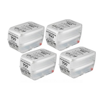 SANADA 日本製可微波堆疊保鮮盒150ml-8入組