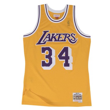 M&N G2二代 Swingman 復古球衣 湖人隊 96-97 #34 Shaquille O'Neal