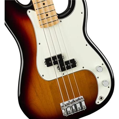 フェンダーPlayer Precision Bass Electric Guitar 3-Color Sunburst Bundle with G