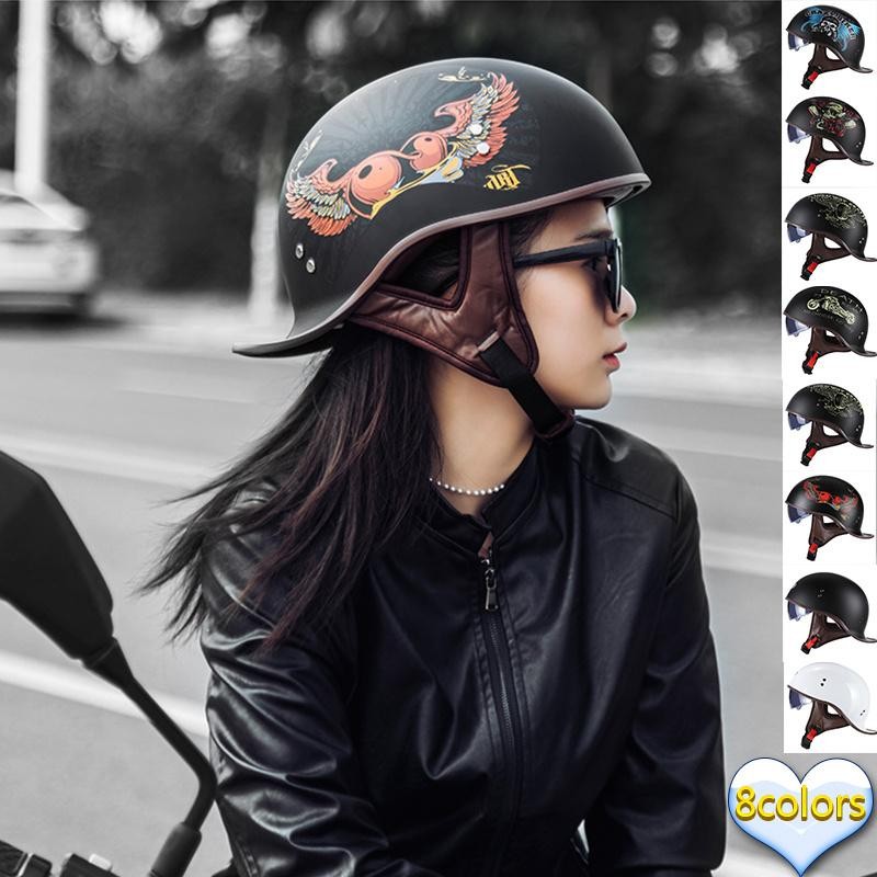 ハーフヘルメット バイク ヘルメット レトロ風 ヘルメット 半帽 半ヘル 半キャップ Uvカット グーステール ックテール 安全規格品 おしゃれ 男女兼用 M Xl 通販 Lineポイント最大get Lineショッピング