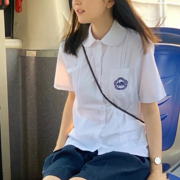 臺灣師大附中泰國校服jk制服短袖襯衫女學院高中學生畢業班服套裝