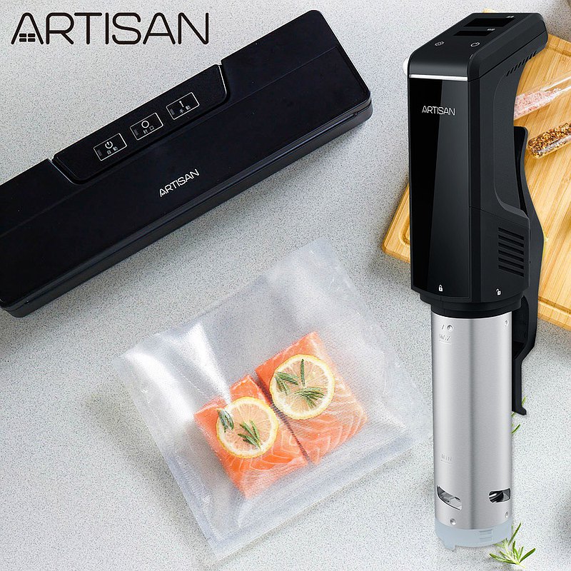 (自製健身餐必備) ARTISAN 低溫烹調舒肥機+真空包裝機超值組合