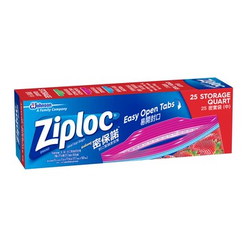 Ziploc密保諾密實袋（中）25入