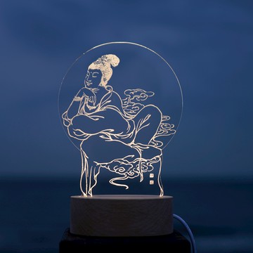 【LIGHTO】 小夜燈｜安。自在觀音夜燈｜陳俐陵
