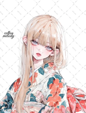 原創貼紙 no.8304 人物貼紙 原創貼紙 人像貼紙 女孩貼紙 原創人物貼紙