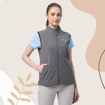 【Wildland 荒野】N66彈性三季機能背心 女 0B11701-152 石墨灰