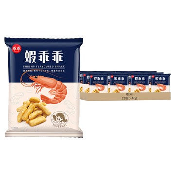 乖乖 玉米脆條蝦乖乖 原味  40g  12包