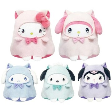 小禮堂 Sanrio 三麗鷗 絨毛玩偶娃娃 (貓咪幽靈款) Kitty 美樂蒂 大耳狗 帕恰狗