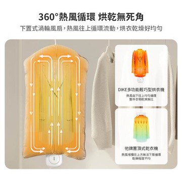 【DIKE】HLE920 多功能輕巧型烘衣機