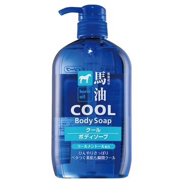 KUMANO 熊野油脂 CL馬油涼爽保濕沐浴乳 日本製造 600ml  1瓶