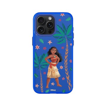 iPhone 15 Pro Max Clear 激光藍 - 迪士尼-公主系列 Disney Princess - 迪士尼公主 - 莫阿娜公主