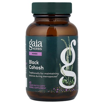 Gaia Herbs, 女性，黑升麻，60 粒液體 Phyto-Caps® 膠囊（每粒膠囊 400 毫克）