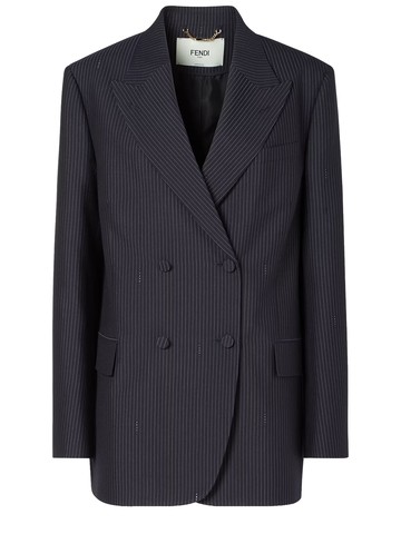 fendi wool blazer