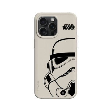 iPhone 15 Pro Max SolidX 貝殼灰 - 迪士尼-星際大戰 Star Wars - 星際大戰 – 風暴兵黑線條