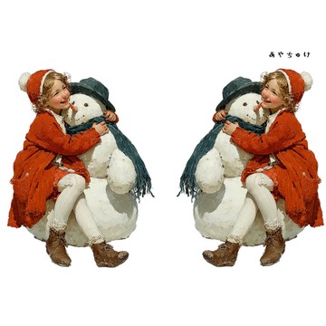 【11月新作2】08-108-0007 人物貼紙 聖誕復古風