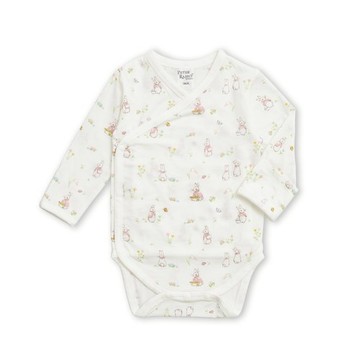 花園派對長袖肚衣兔裝 (天絲洞感緹花布)