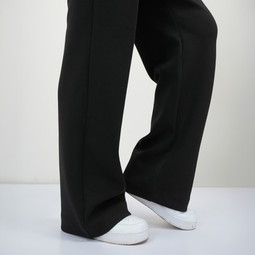 雲朵抗皺寬版西裝褲