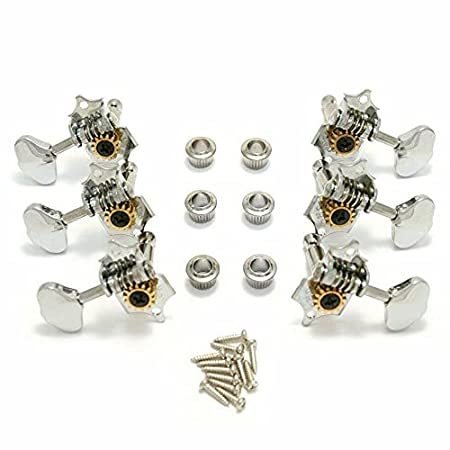 Guitar Parts for Grover V97C Guitar Tuners Tuning Pegs Vintage Style Chrome