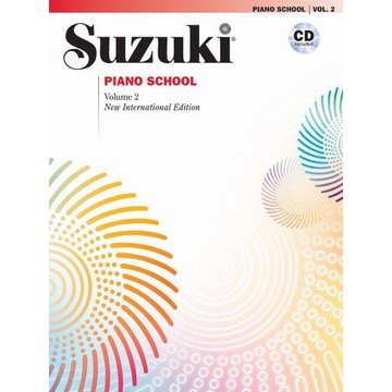 【599免運費】Suzuki Piano School Vol.2 鈴木鋼琴教本 【第二冊+CD】 00-30032