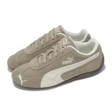 Puma 休閒鞋 Speedcat Elevated Wns 女鞋 棕 米 低筒 麂皮 賽車鞋 40361902