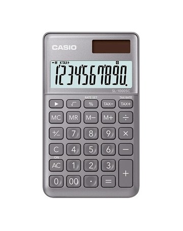 CASIO 香檳機 10位元 計算機 /台 SL-1000SC【CUBE卡最高10%回饋】