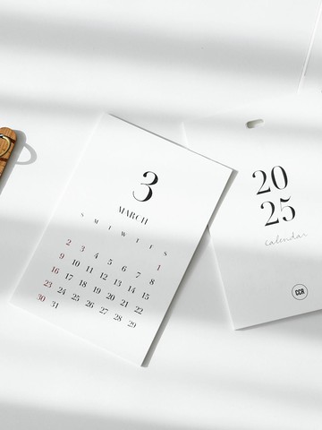 CCR 2025 Calendar Paper Refill Insert