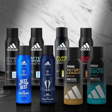 Adidas 愛迪達 男用體香噴霧(150ml) 款式可選【小三美日】空運禁送 D380247 夏天 腋下 男士 面試