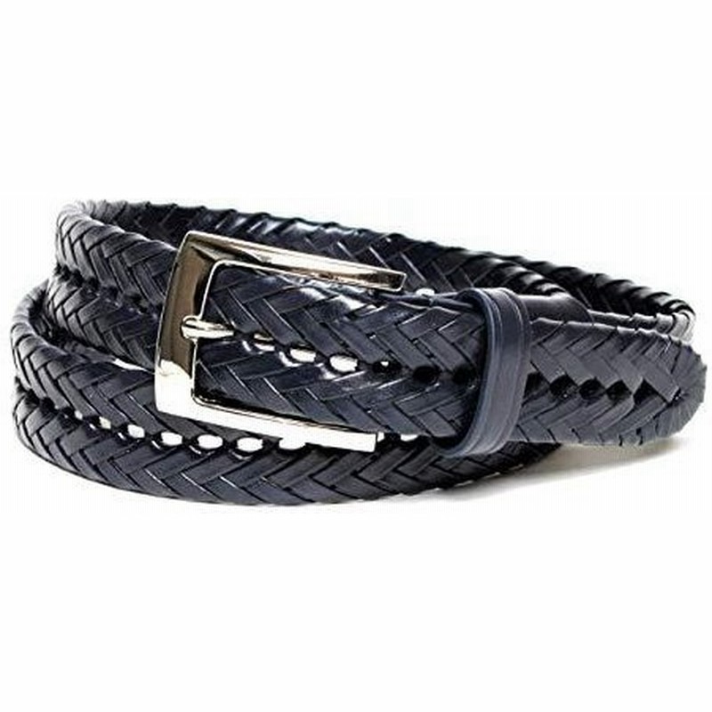 Kieth メンズ ベルト メッシュレザー 本革 ネイビー サイズ調整可能 確かな品質 通販 Lineポイント最大0 5 Get Lineショッピング