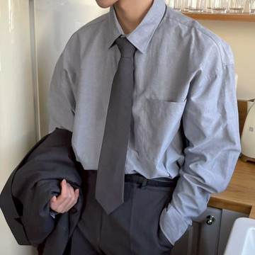 【Metanoia】🇰🇷韓製 翻領牛津長袖襯衫