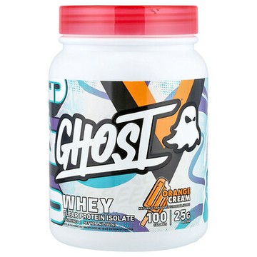 Ghost, 乳清，透明分離蛋白，橙子奶油味，1.4 磅（640 克）