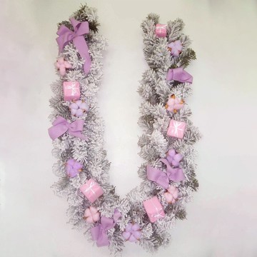 圣誕節創意1.8米圣誕藤條櫥窗商場門窗場景裝扮道具節日裝飾用品