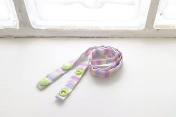 口罩繩 口罩鍊 口罩掛繩 防疫小物 - 粉系方程式 - 手作 格紋