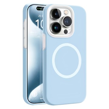 bebehome 果凍液態矽膠磁吸手機保護殼 支援MagSafe  果凍藍  iPhone 16 Pro