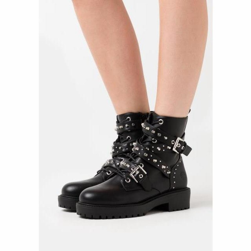 野花 卯月 ブルボクサー ブーツ レディース シューズ Lace-up ankle boots brown