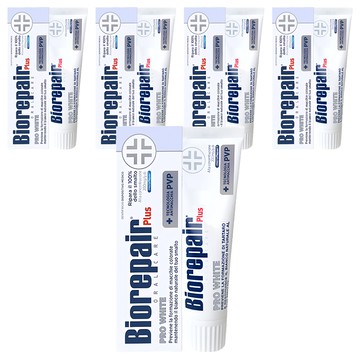 Biorepair 貝利達 亮白加強型牙膏  75ml  5條