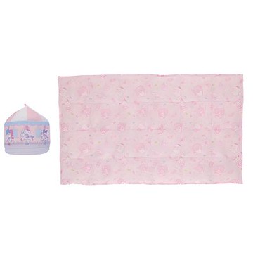 日本丸真 三麗鷗 角色主題毛毯(附造型收納袋) 旋轉木馬