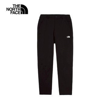 女款黑色防潑水壓扣戶外徒步褲｜83OJ4H0