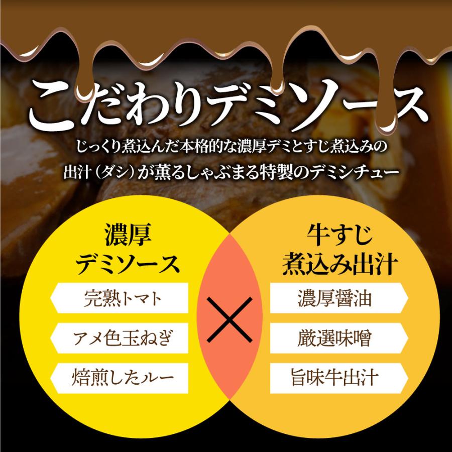 デミハンバーグシチュー 220g×5食セット ハンバーグ 肉 牛肉  ホワイトデー ギフト 食品 お祝い デミグラスソース 温めるだけ レンジ 冷凍 送料無料