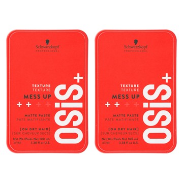 Schwarzkopf 施華蔻 OSIS+ Mess Up 慵懶凝土 100ml(2入組)