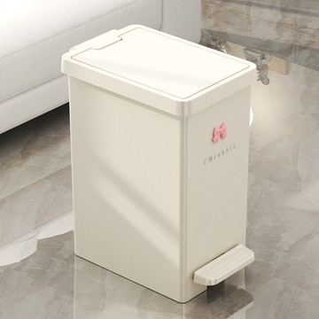 垃圾桶帶蓋家用2023腳踏按壓有蓋廚房衛生間客廳腳踩紙簍大容量