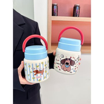 大容量燜燒杯女生高顏值316不銹鋼保溫飯盒桶上班族銀耳燜粥罐