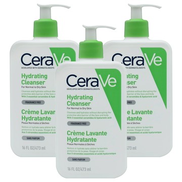 CeraVe 適樂膚 輕柔保濕潔膚露  473ml  3瓶