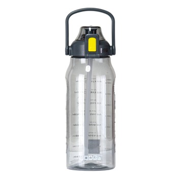 【H&R安室家】Dodge 道奇Tritan大容量彈蓋水壺 運動水壺1500ml(H30)灰