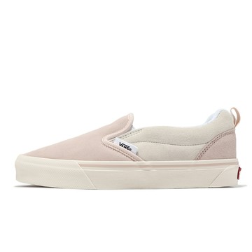 Vans 休閒鞋 Knu Slip 男鞋 女鞋 粉 灰 毛巾布 低筒 麂皮 懶人鞋