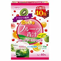 aojiru green juice Delicious fruit green juice collagen and placenta 40 follicles