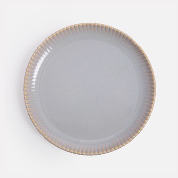 璞日圓盤26cm-卵石灰